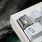 1U Titanium Alloy Artisan Keycaps Precision Pointillism + Anodizing for Mechanical Keyboard -Roxy